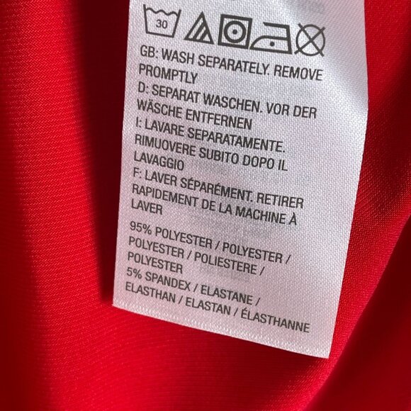 Susan Graver Artisan Womens Large Red Beaded V Neck Tunic Top Stretch Shirt - Picture 4 of 11